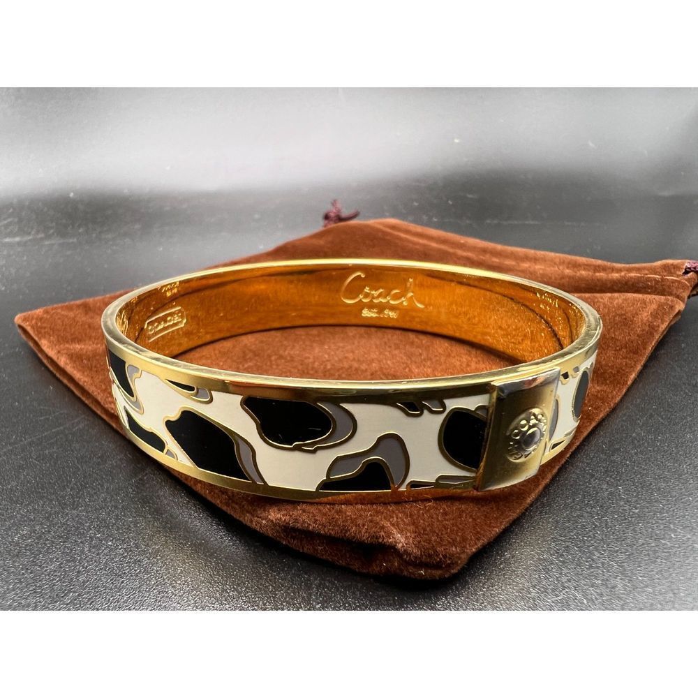 Coach Animal Print Bangle Bracelet - Picture 3 of 7